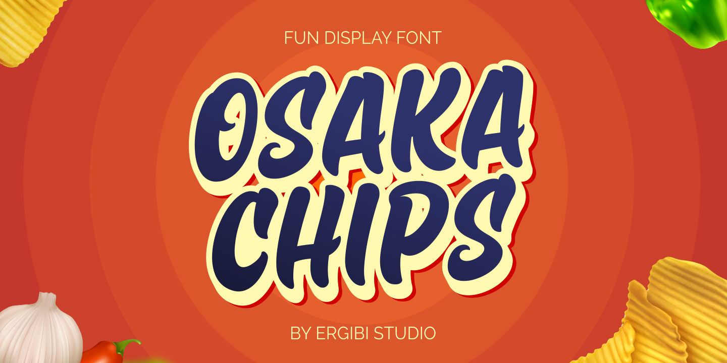 Шрифт Osaka Chips